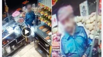 سقوط لص سرق هاتفًا محمولًا من محل بالإسكندرية